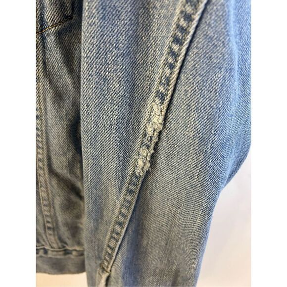 Levi’s Standard Truckers Denim Jean jacket #70507red tag medium M worn spots on - Picture 5 of 9